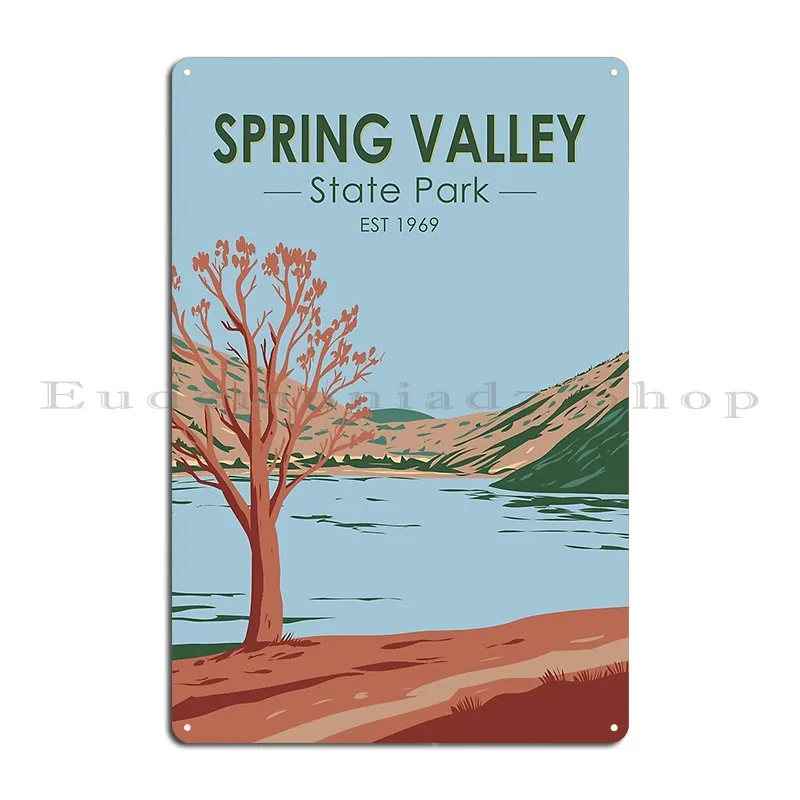 Spring Valley State Park Nevada Vintage Metal Signs Bar Create Create Cave Design Pub Tin Sign Poster