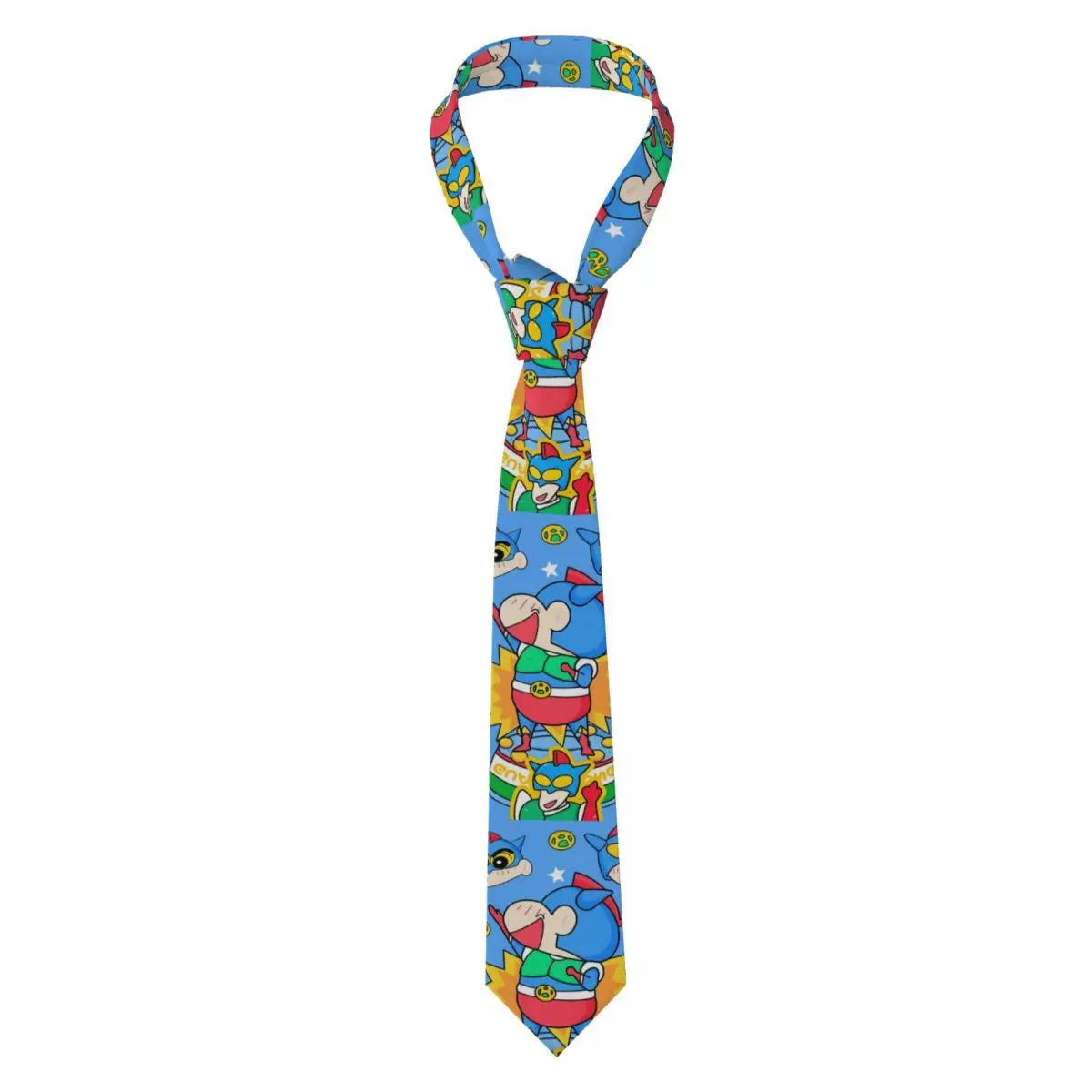 

Personalized C-Crayones Shin-chanes Neckties Mens Silk Manga Neck Ties for Wedding