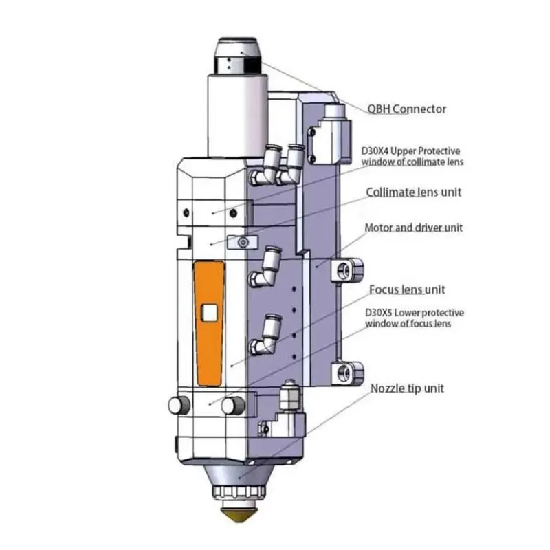 

Au3tech A230E 3KW QBH A-Cutter Лазерная режущая головка с автофокусом для контроллера MCC3721NC-A MCC3721H - прецизионный инструмент автоматизации