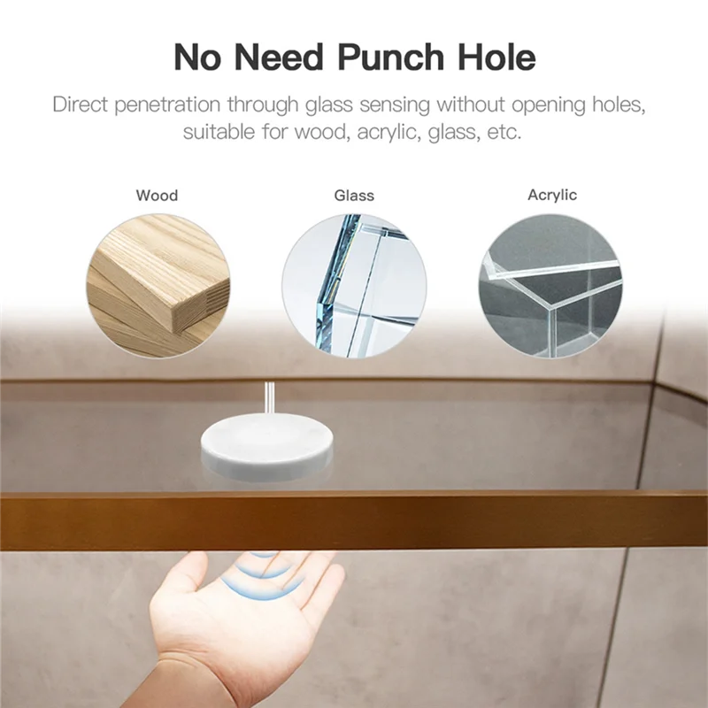 BAAU Sensor LED gabinete cocina luz interruptor automático impermeable armario DIY tira de luz 5M-enchufe de la UE duradero fácil de usar