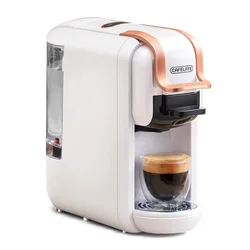 Automatic 4 in 1 DG/NES Capsule Powder Coffee Pod Home Hotel Room Kitchen Multi Coffee Machine