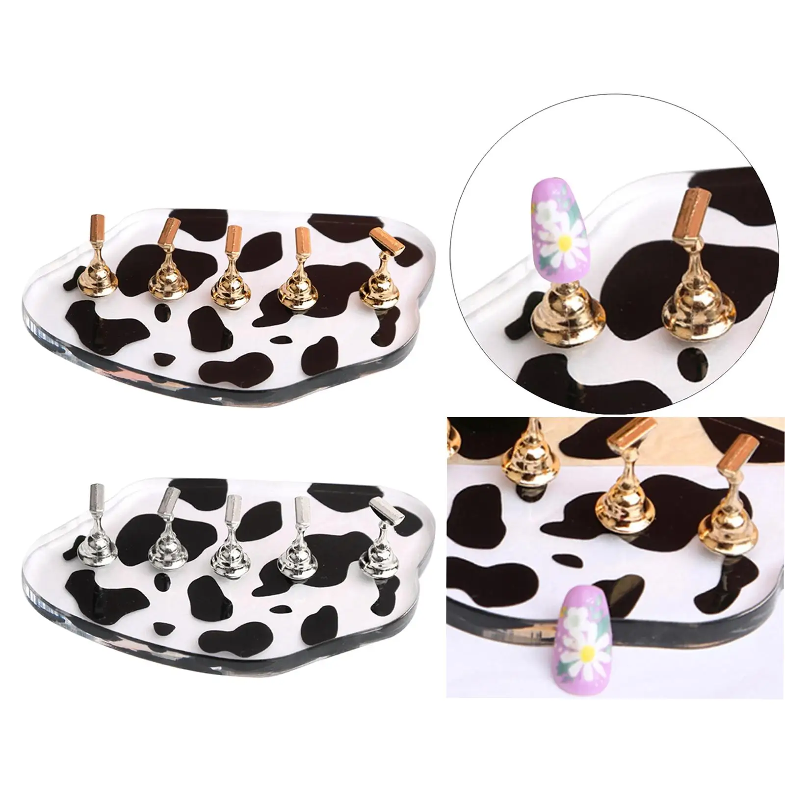 Nail Art Holder Nail Tip Practice Holder Manicure Tools for Nail Art Display