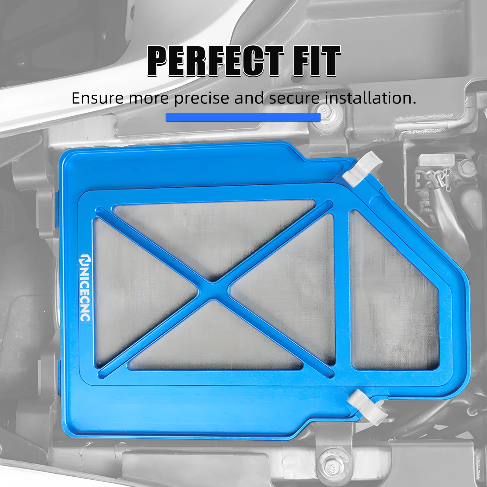 Für Yamaha YFZ450R 2009–2024, Airbox-Deckelabdeckung, ATV, YFZ 450R 6061-T6, Billet-Aluminium