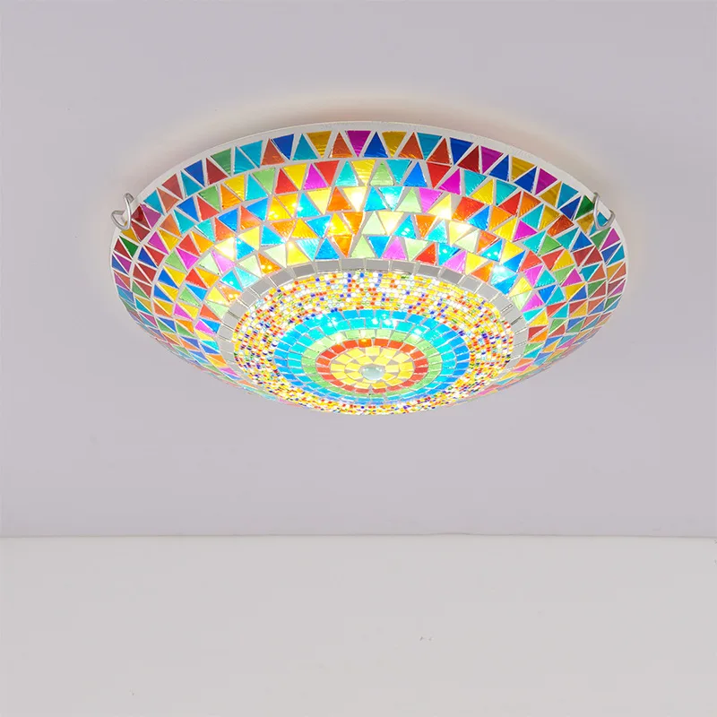 خمر رومانسية التركية فسيفساء اللون ضوء السقف لمحلات القهوة المطاعم الغربية الحانات مدخل الدرج الممرات