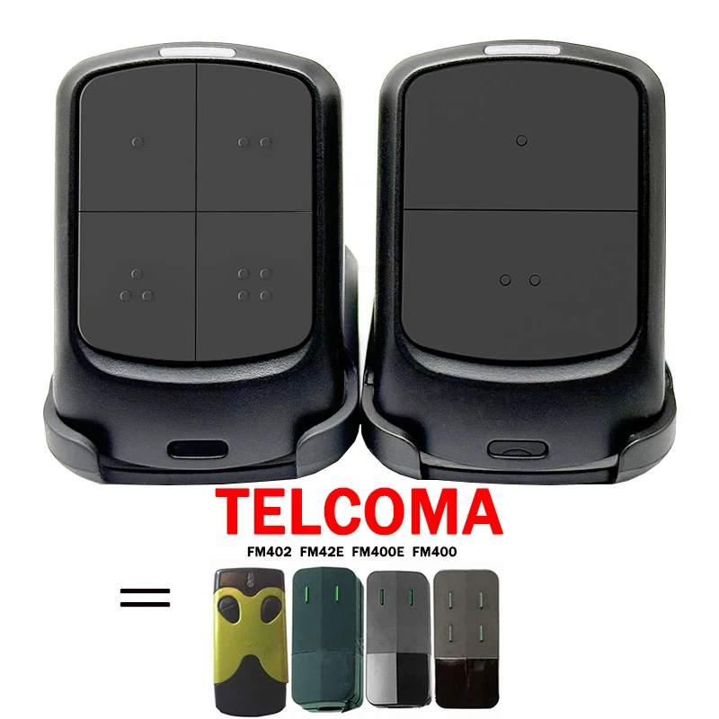 

TELCOMA FM400 FM402 FM402E FM400E Garage Door Remote Control Duplicator 433.92MHz Gate Remote Control Garage Door Opener 433MHz