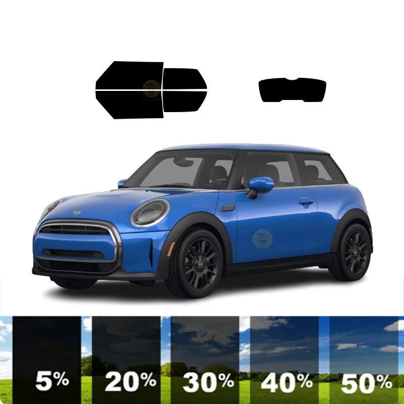 

precut Removable Window Tint Film For Car 100% UVR 5%-70%VLT Heat Insulation Carbon ﻿For MINI HARDTOP F56 2 DR 2014-2021