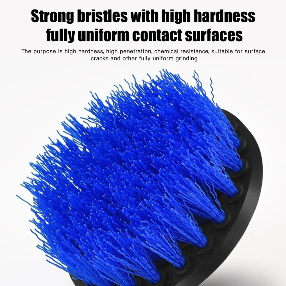 3/9Piece Drill Brush Attachments Set, Power Scrubber With Extend Long Attachment Shower Scrubber for Bathtub Bathroom Kitchen