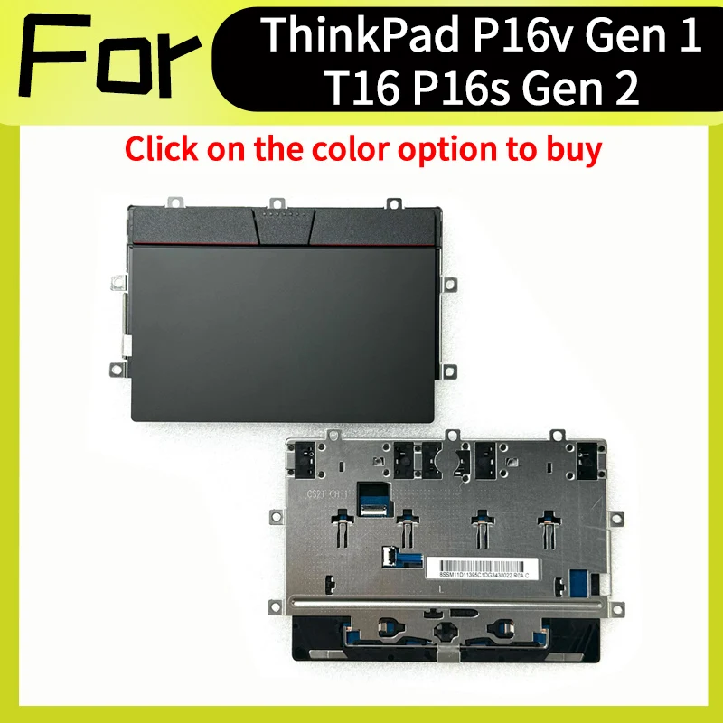 Black New 5M11B95923 5M11B95924 For ThinkPad P16v Gen 1 T16 Gen 2 P16s Gen 2 Touchpad Clickpad Trackpad Mouse Pad