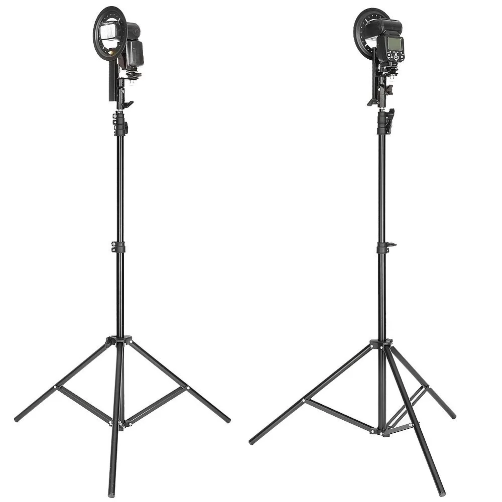 Professional Protable Off-Camera Flash Softbox & Stand Kit  (1) 24x24/60x60cm  +  (1)9ft / 200cm  Studio Tripod