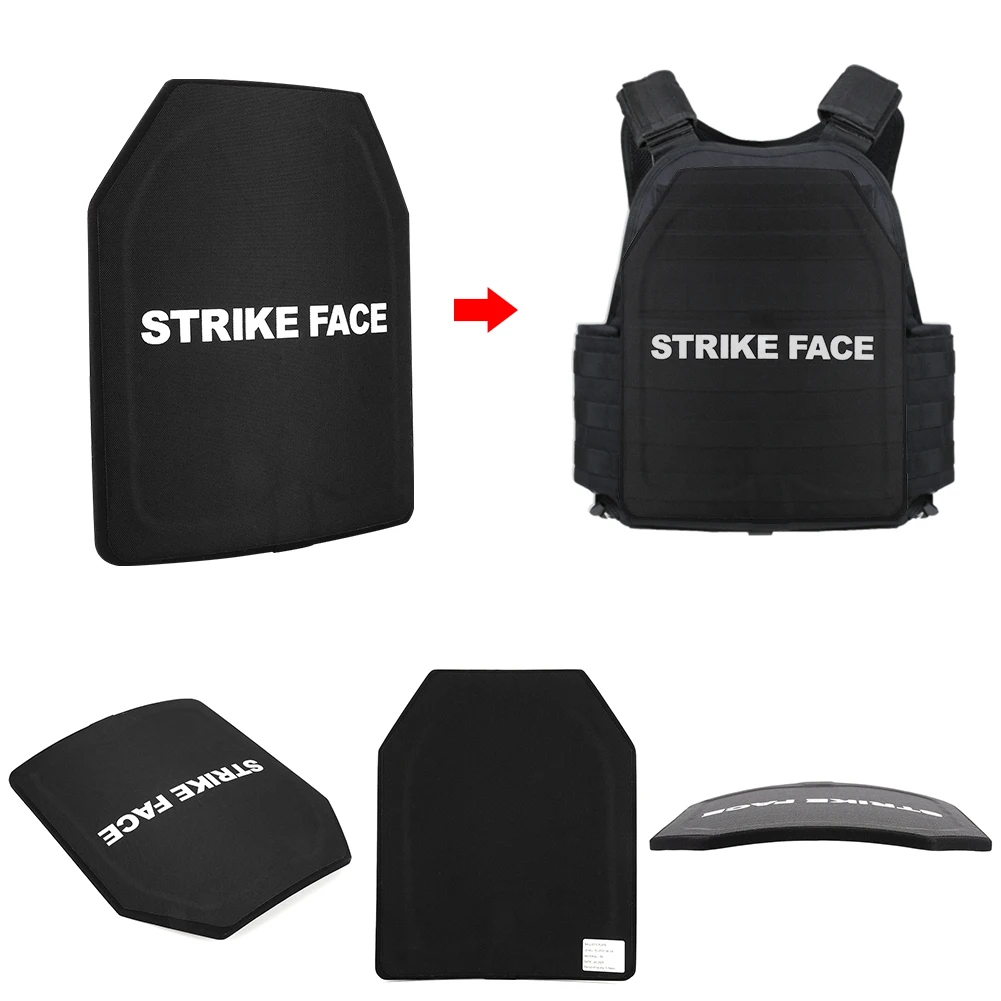 30x25cm Lightweight Bulletsproof Plug PE IIIA Backpack Armor Panel Safety Vest Ballistic Body Armour Anti Stab Composite Plate