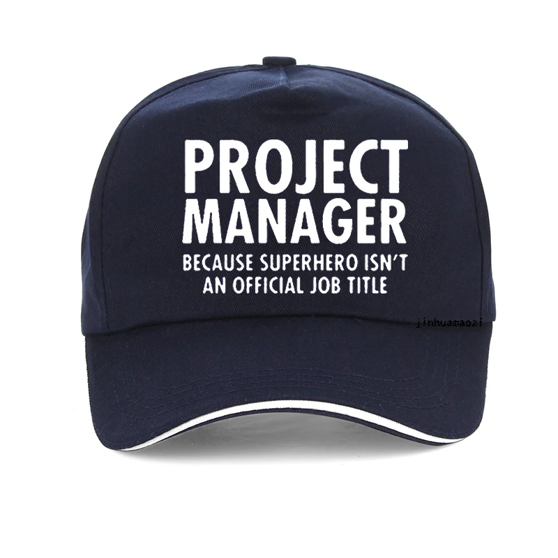 Projekt manager Geburtstag lustige Unisex-Druck Grafik Mode Baseball mütze neue 100% Baumwolle Männer Golf Hut verstellbare Hysterese nhüte