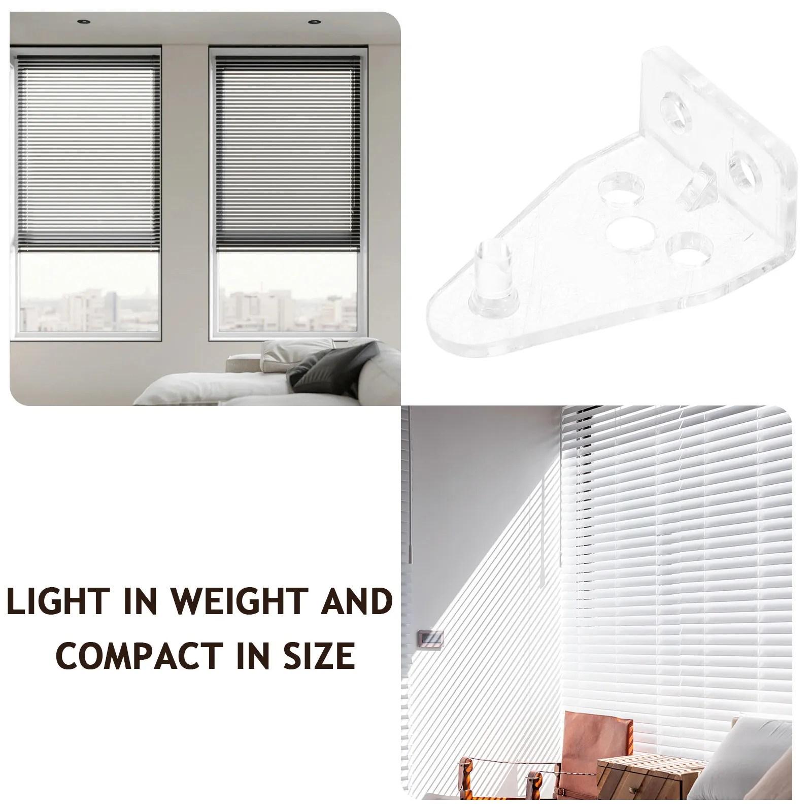 8Pcs Venetian Blind Tilt Connector Hooks Premium Tilt Hook Set for Easy Blinds Operation and Hook