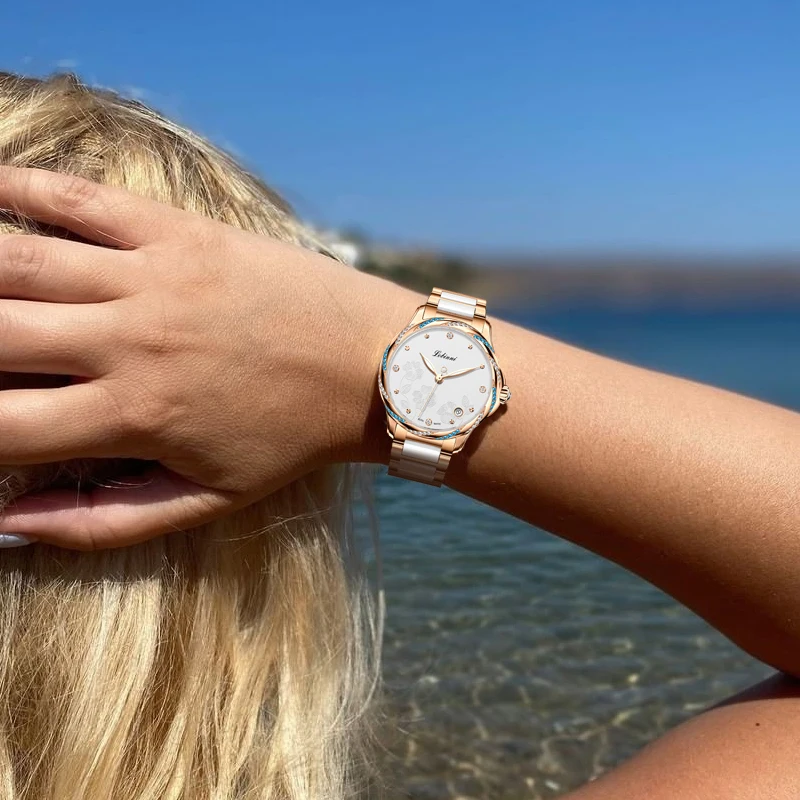 LOBINNI Original Women Luxury Automatic Movement MIYOTA 821A Self-winding Waterproof Date Mechanical Watches Ladies