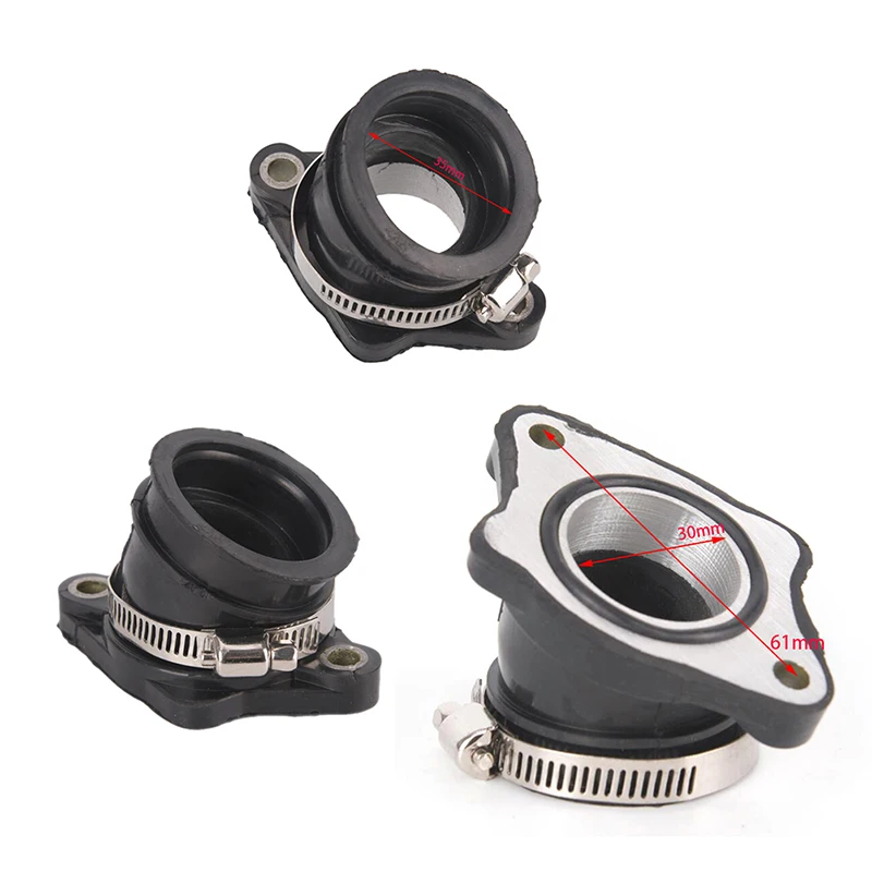 30mm Carburetor  Manifold Pipe Boot For CG 200-250cc ATV Dirt Bike Go Kart