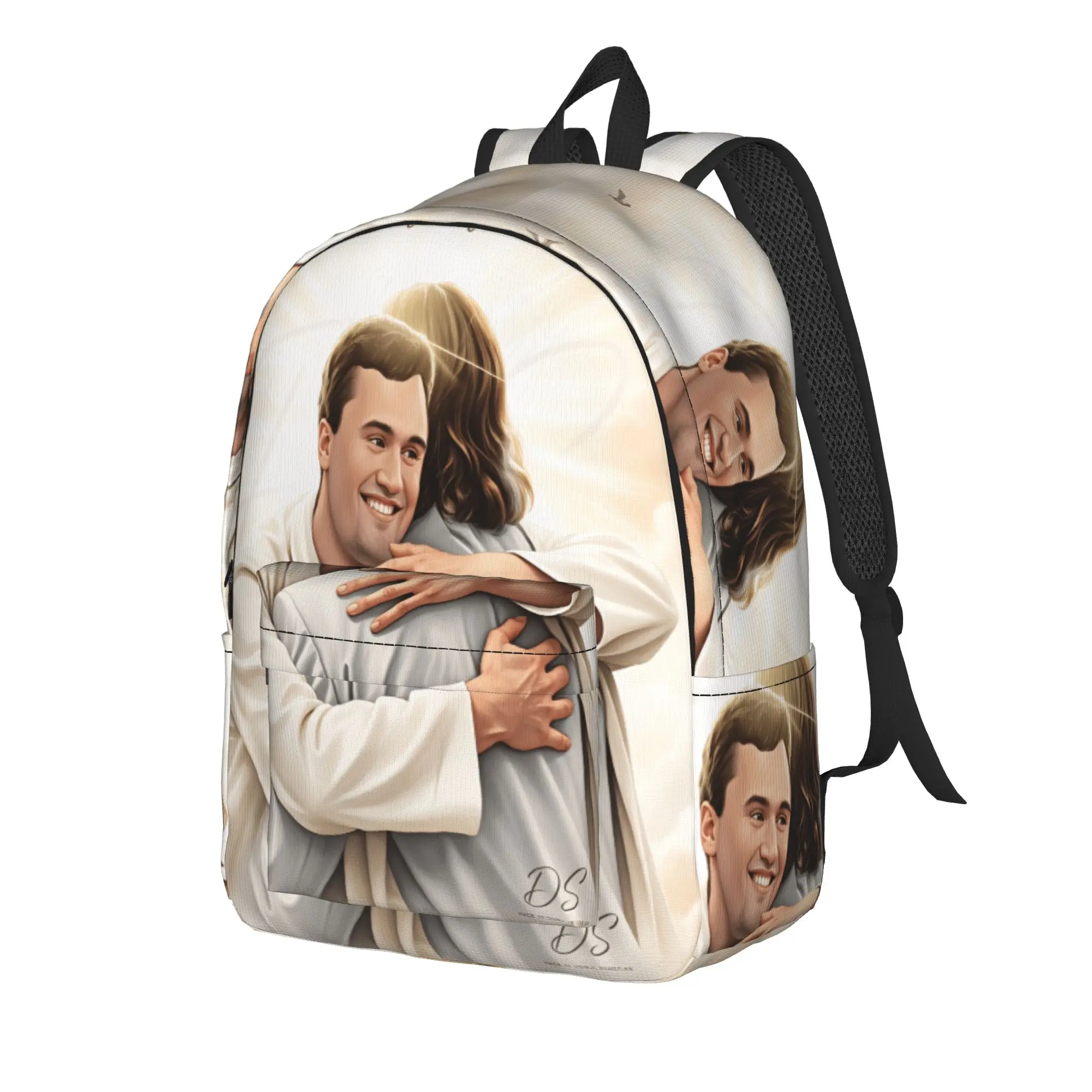 Charlie Kirk Death  Backpack  Youth Polyester Trekking Backpacks Large Cute High School Bags Rucksack
