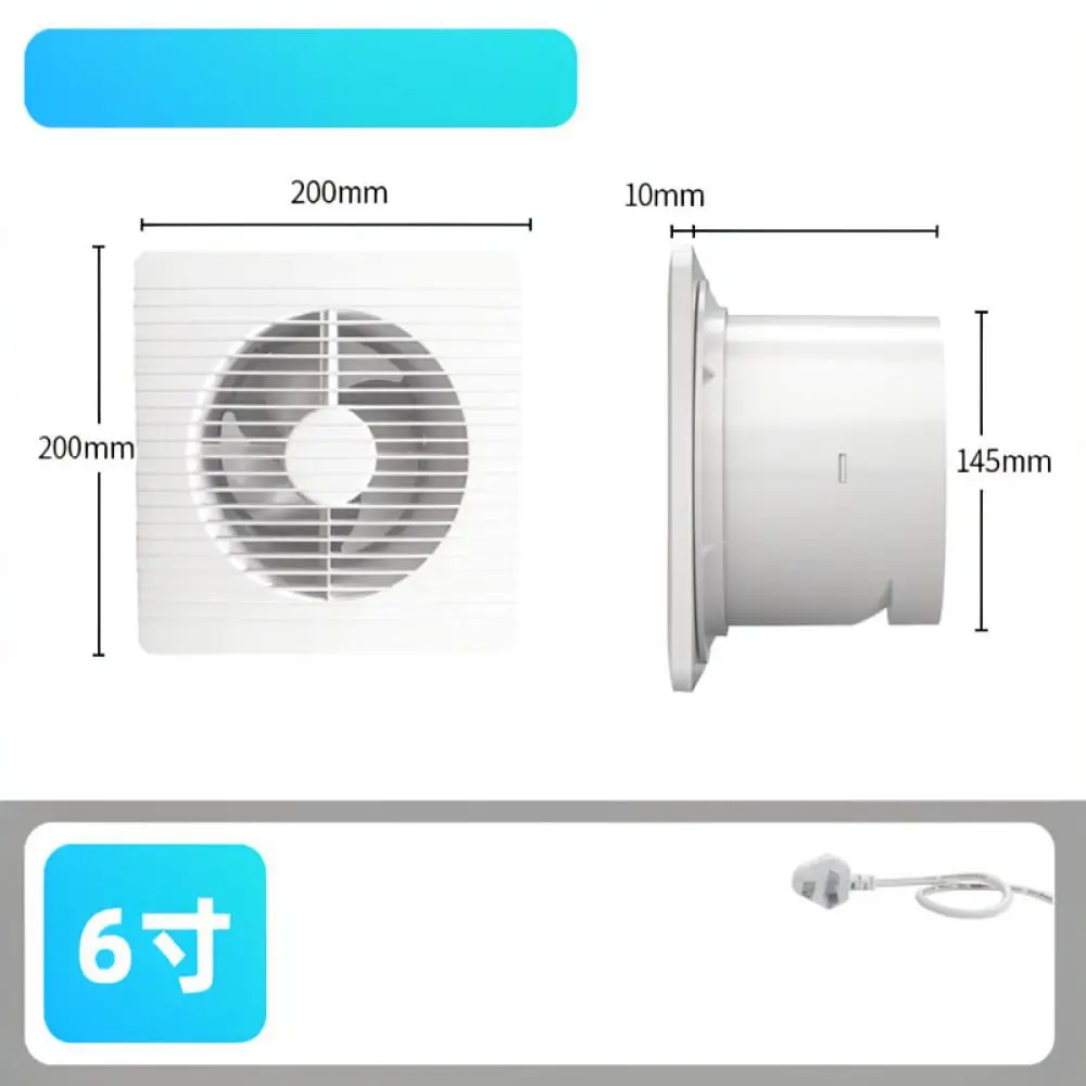 Electric Window Exhaust Fan For For Aoqian Kitchen Bathroom Blower Ventilation Air Extractor Silent Cooling Appliance