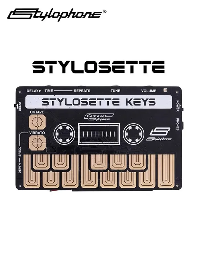 Estilófone styloset fita sintetizador mini toque teclado haste instrumentos musicais música eletrônica