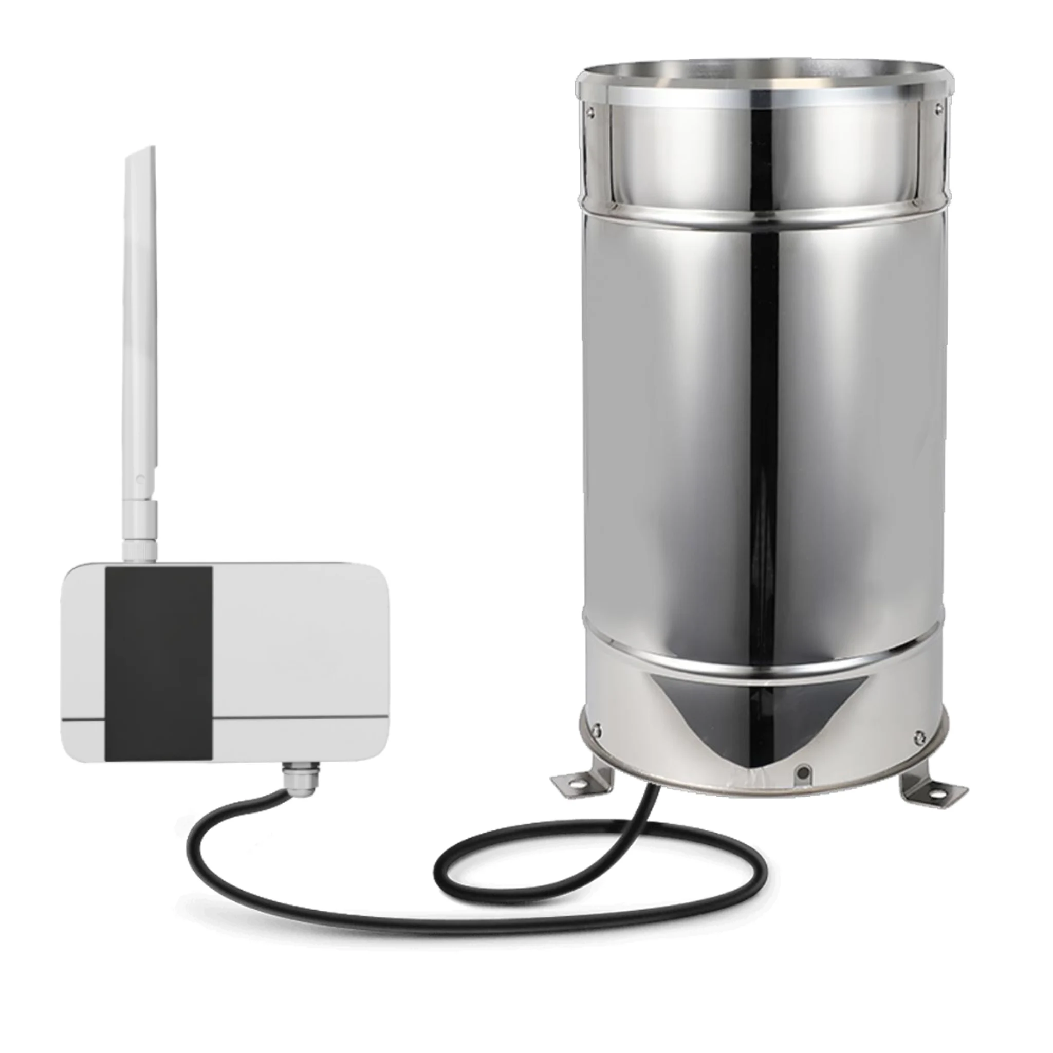 2026 LoRaWAN Wireless Tipping Bucket Rain Gauge CE Pulse Output Tipping Bucket Metal Rain Gauge Sensor Pluviometer with Leaf Fil