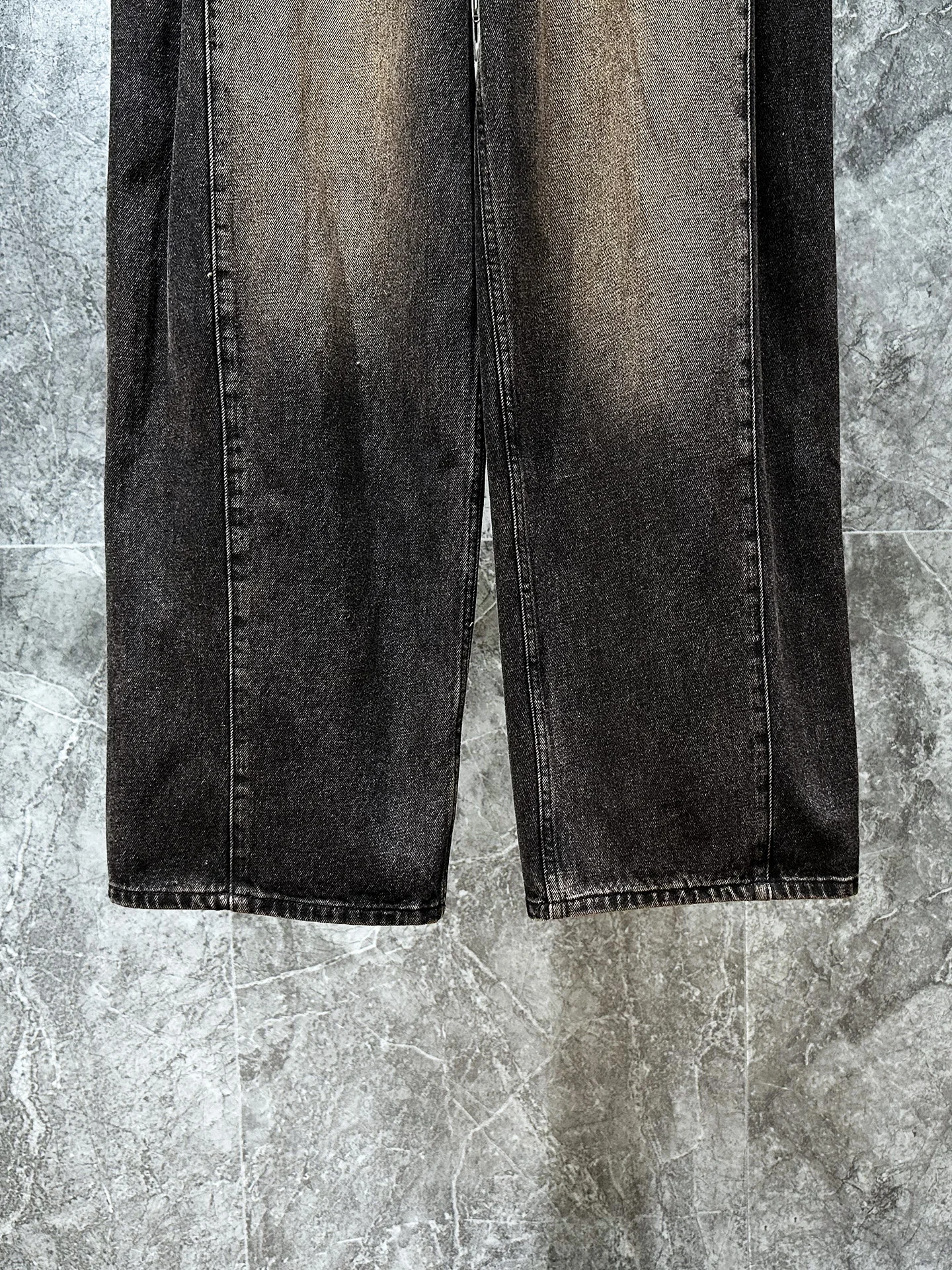 Pantalon en Denim rétro pour hommes, ample, tendance, droit, jambes larges, beau, Chic, nouvelle collection automne 2025