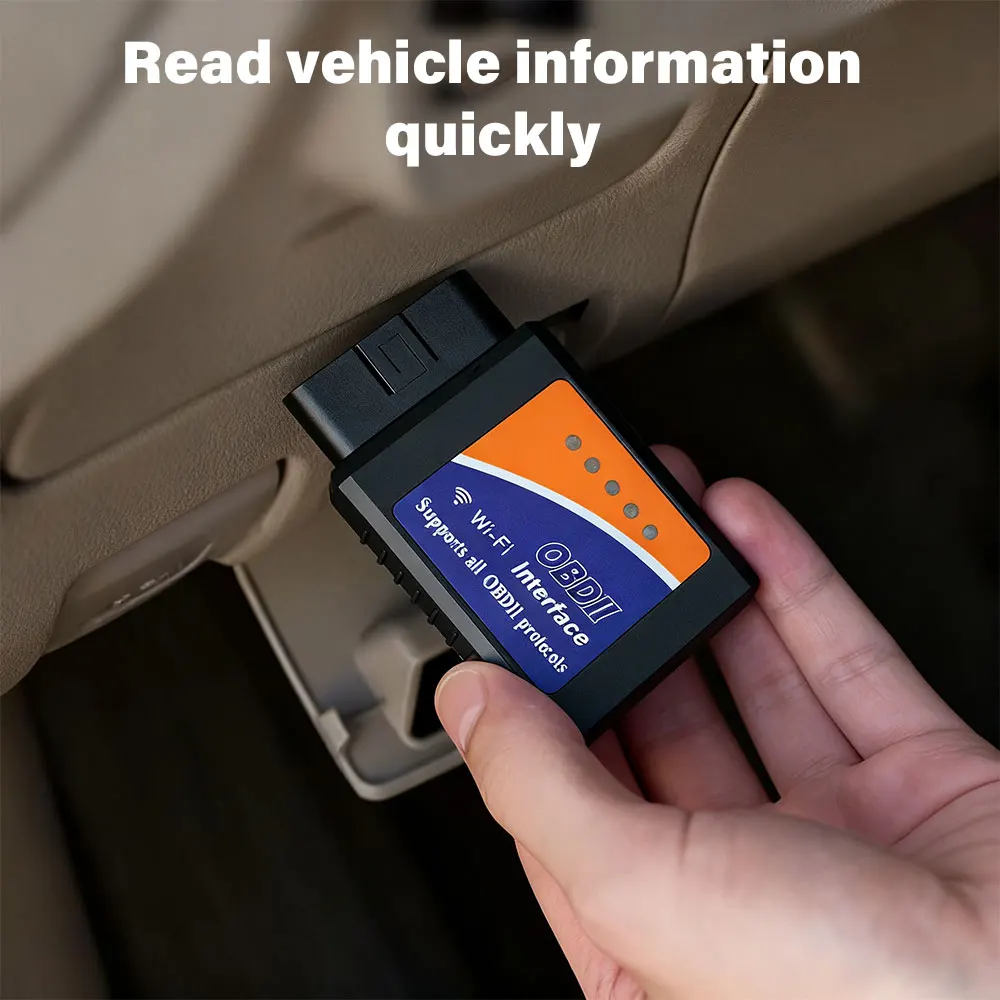 Diagnostic Instrument Android Windows ELM327 OBD2 V2.1 Bluetooth/WIFI Car Detector D For Android /IOS PK Vgate Icar2 Code Reader