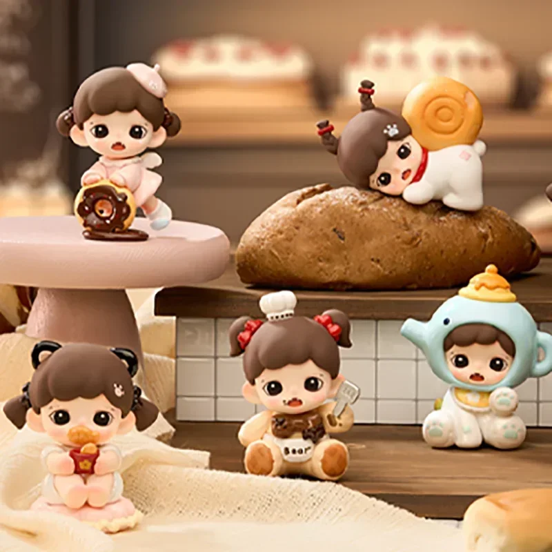 TNT SPACE Zoraa Bakery Series Blind Box Guess Bag Original  Cute Action Anime Figure Desktop Ornaments Toys Doll Collection Gift