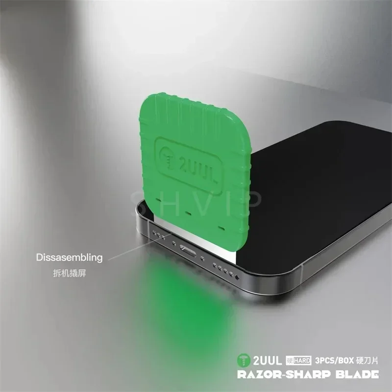 

2UUL DA95 DA96 Мягкое/жесткое лезвие для бритвы ЖК-экран телефона Разборка Ремонт Pry Spudger OCA Поляризованная лопата Лезвие Открытые инструменты