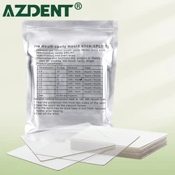 AZDENT-Dental Orthodontic Splint Retainer, Vacuum Forming Sheet, plástico macio e rígido, Odontologia Termoformagem Material, 1.0mm, 1.5mm, 2.0mm