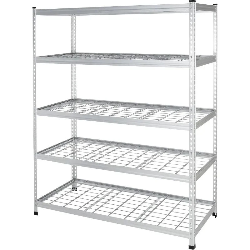 Heavy Duty Storage Shelving Unit, Double Post,  Shelf, High-Grade Aluminum