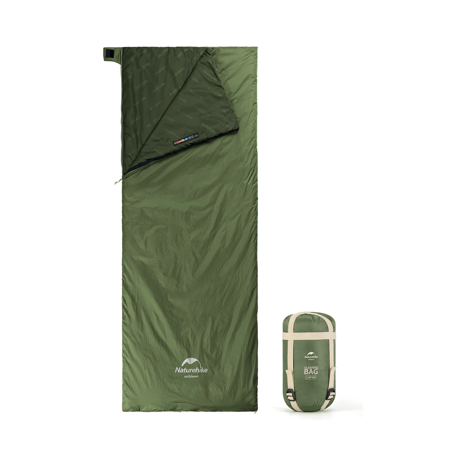 Naturehike Outdoor Ultralight Envelope Single Sleeping Bag Cotton Breathable 1 Person Camping Sleeping Bags Can Splicing Travel