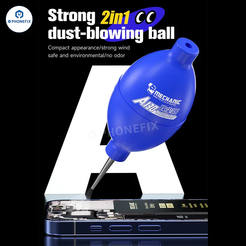 Mechanic Silicone Duster Strong Air Blower Ball A130 A120 B110 Professional Cleaning Tools for Phone PCB LCD Screen Clean Ball