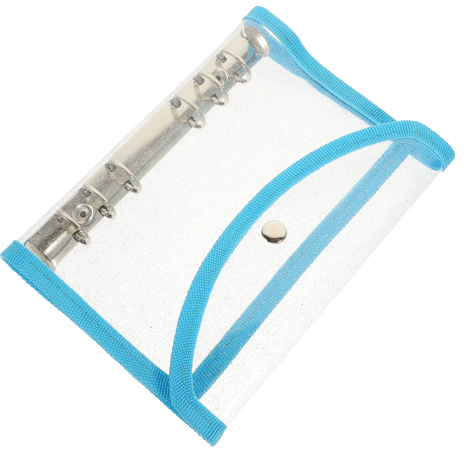 Pvc Loose-Leaf Binder Cover Clear Notebook Shell For A6 Notepad Journal Reusable School Office Supply Binder Notebook