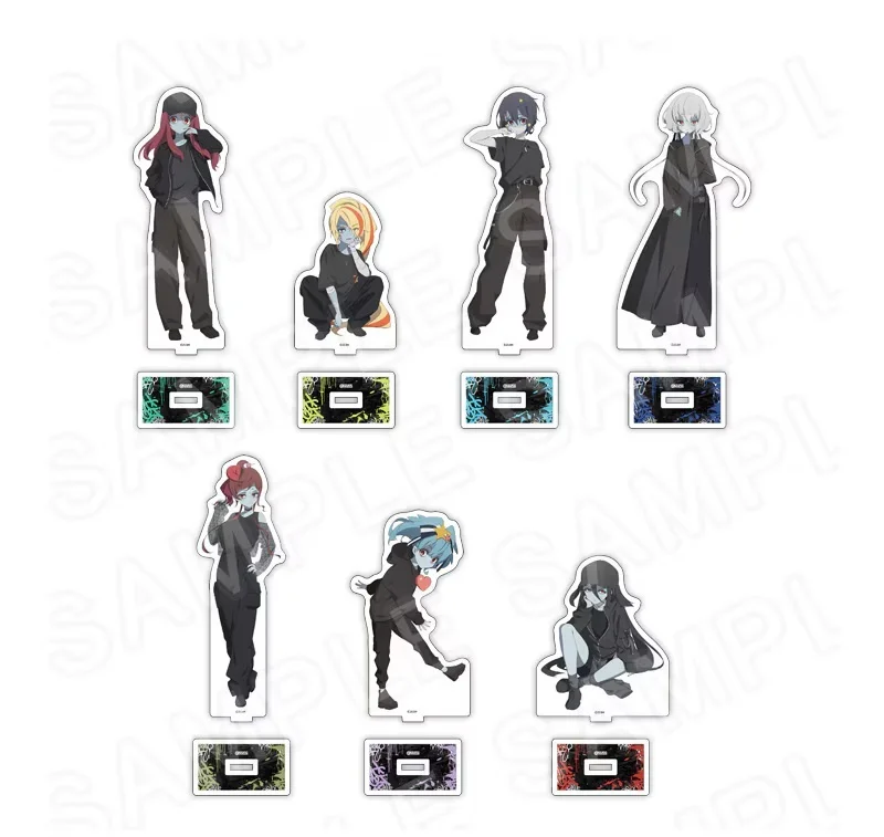 Zombie Land Saga Acrylic Stand 15cm Yumeginga Paradise Anime Figure Cute Zombie Idol Keychain Pendant Case Desk Ornament Gift