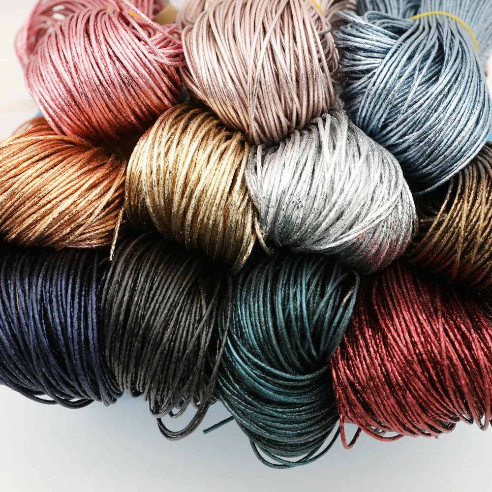 5 ياردة مستديرة فو الجلود الحبل سحق الجليد الملمس الملونة بولي Leather حزام من الجلد النتائج سلسلة حبل عقد دي اي واي سوار صنع