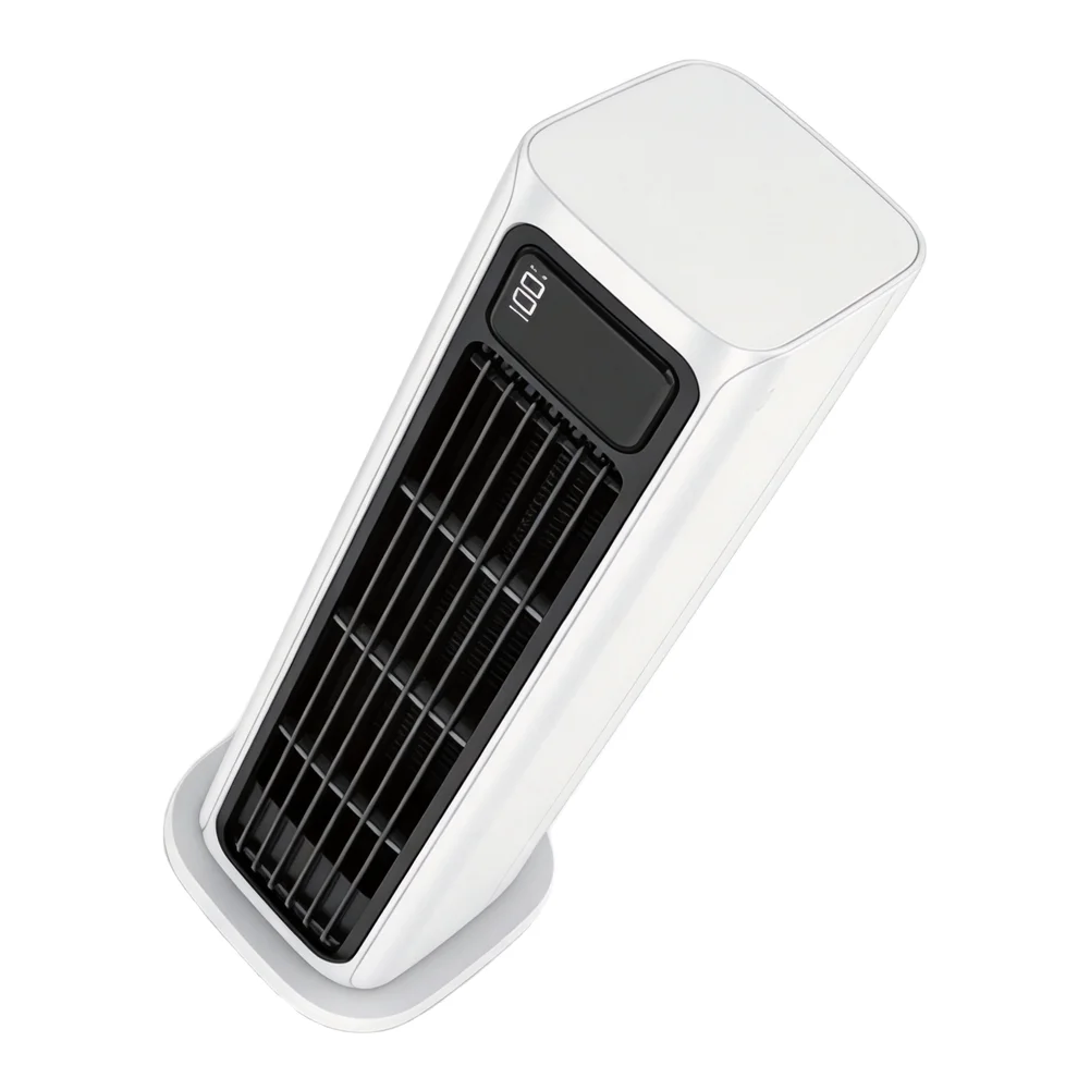 Wall Mount Personal Tower Fan USB 3600mAh Rechargeable 100 Adjustable Gears Compact Portable Fan for Home Office Kitchen