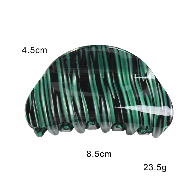 3.3inch Acetate Sheet Hair Claw for Women Ladies High-end Shell Shaped Hair Clips Hair Clamps Hair Accessories Hairpin Headwear