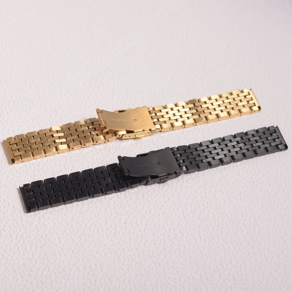 Luxury Solid 316L Stainless Steel Band 20mm 22mm Strap for Seiko SKX007/009 for Jubilee Curved End Men's Watch Accessories