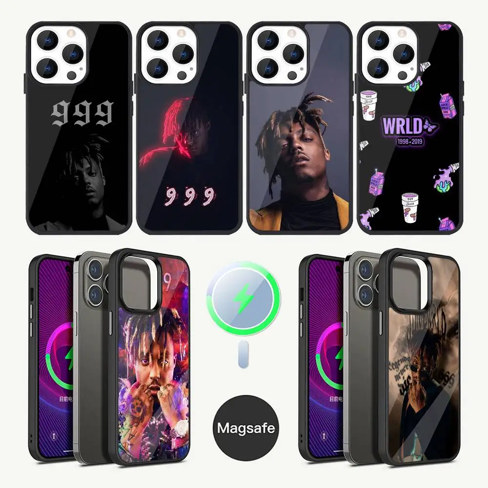 

Singer J-Juice W-WRLD Phone Case For iPhone 17,16,15,14,13,12,11,Plus,Pro,Max Mini Magsafe Magnetic Wireless Charging