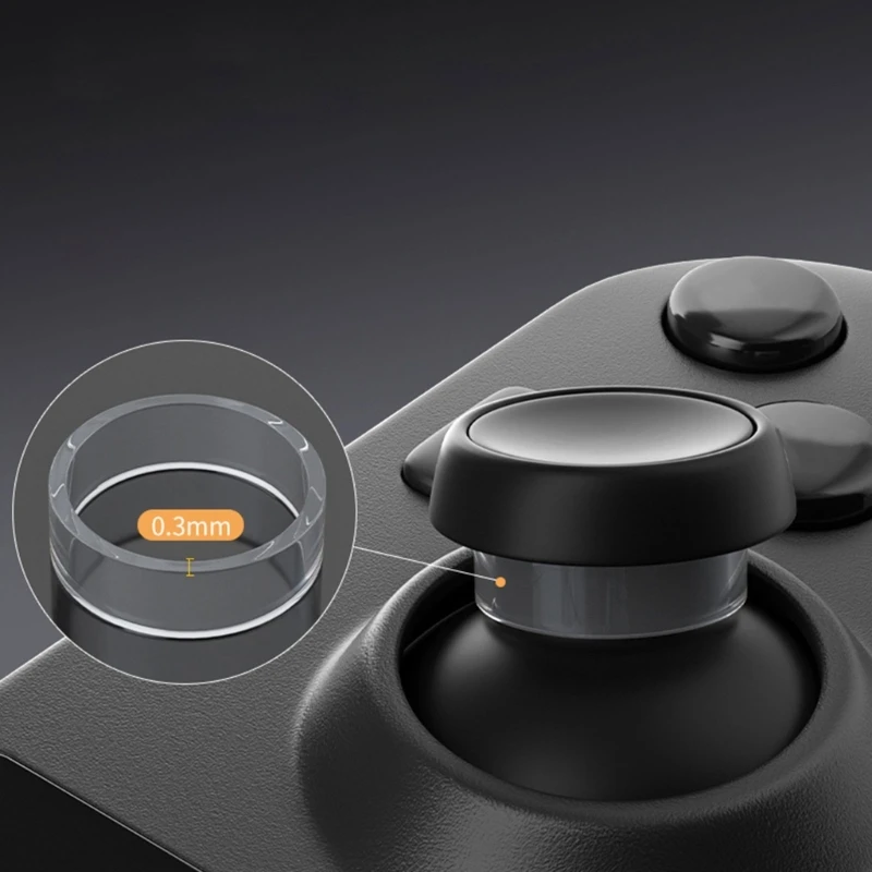 Anillos Control movimiento M17B, 4/8 Uds., anillos asistencia objetivo silicona para ROG Gamepad, anillos