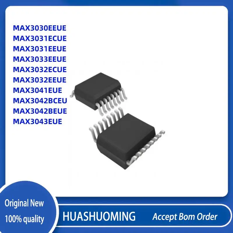 10Pcs/LOT MAX3030EEUE MAX3031ECUE MAX3031EEUE MAX3033EEUE MAX3032ECUE MAX3032EEUE MAX3041EUE MAX3042BCEU MAX3042BEUE MAX3043EUE