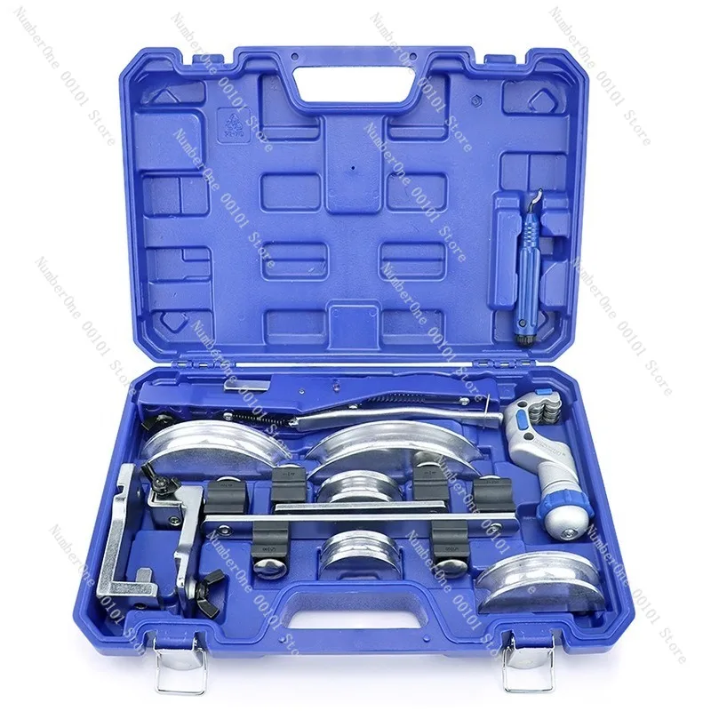 180°Mechanical Ratchet Pipe Bender,Bow-style Tube Bending Tool with Reverse Curvature Wall Function Plumbing  HVAC Installation
