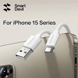 SmartDevil PD USB Type C Cable For iPhone 15 Pro Max Plus 60W PD Fast Charging Charger Cord For Macbook Xiaomi Samsung Type-C