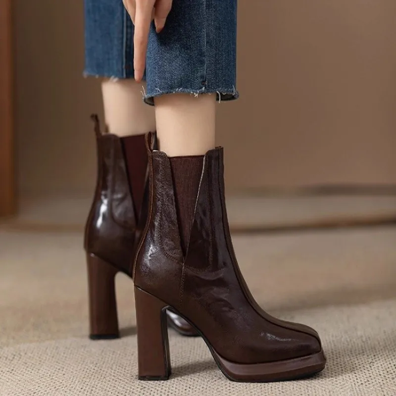 

Short boots women's 2026 new autumn and winter women's shoes Chelsea women's boots spring and autumn