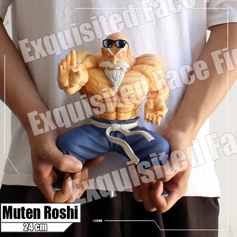 

24CM Dragon Ball Z Muten Roshi Figure Kame Sennin Full Power GK Statue Pvc Action Figure Collection Model Toy for Children gifts