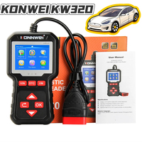 KONNWEI KW320 OBD2 Auto Car Scanners Professional Automotive Car Code Reader  9 Languages Obd Car Diagnostic Instrument Tool