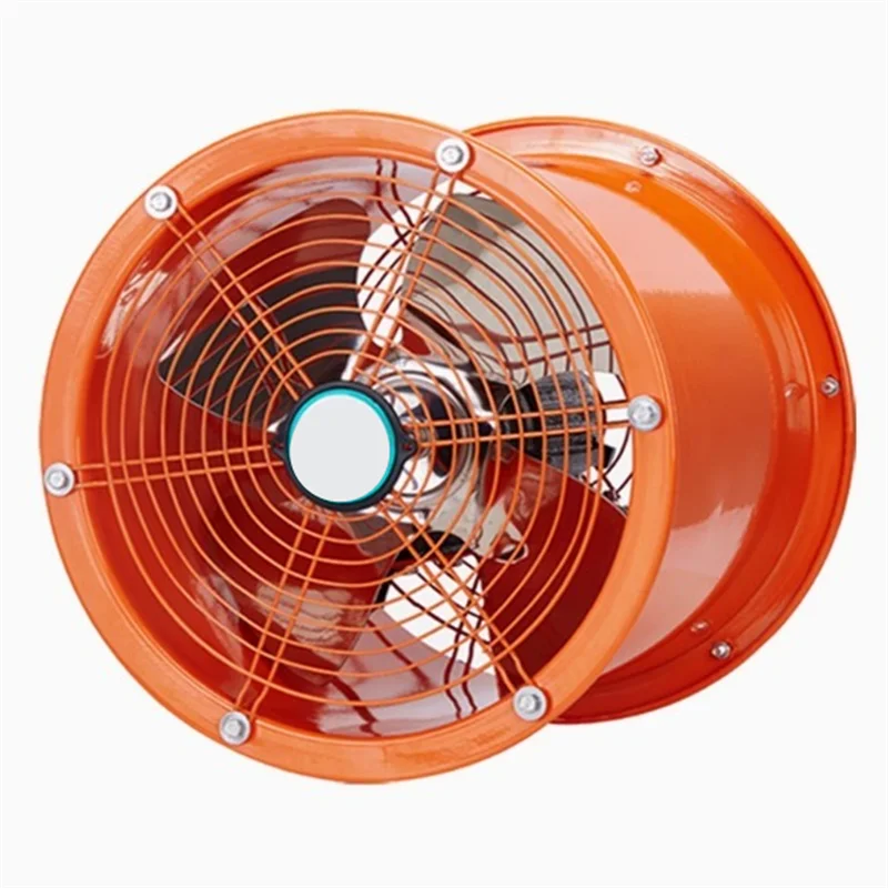 220v High Speed 8/10/12 Inch Axial Flow Fan Powerful Mute Exhaust Fan Industrial Duct Ventilation Circular Exhaust Exhaust Fan