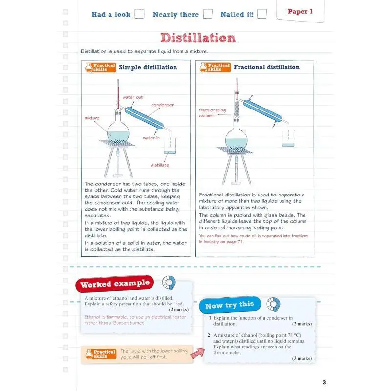 دليل مراجعة Pearson REVISE AQA GCSE للكيمياء أعلى مراجعة بما في ذلك مراجعة عبر الإنترنت والمسابقات للامتحانات 2025 و2026 9781292131283