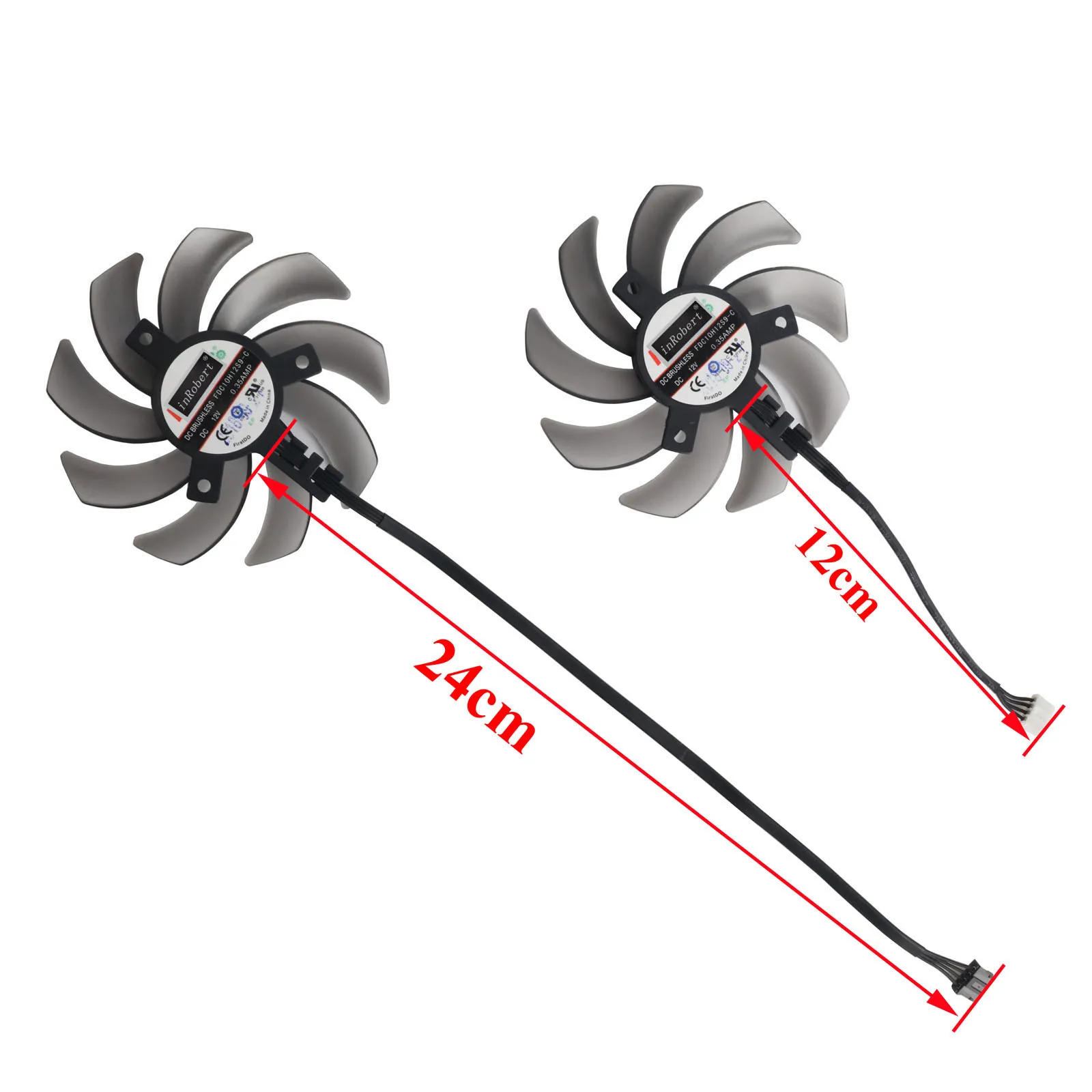 85mm FDC10H12S9-C 12V 0.35A RTX2060 RTX2070 Graphics Card Fan For PNY Palit RTX 2060 2070 Gamingpro Dual GPU Cooler