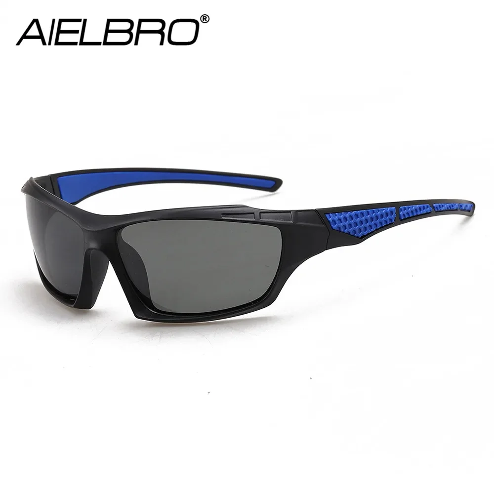 AIELBRO Bicycle Men's Sunglasses Polarized Cycling Sunglasses Outdoor Man Cycling Glasses For Bicycle Protection Glasses 2021