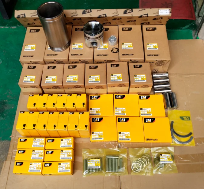 

CAT 3406 3408 Engine parts, Piston/Cylinder liner/Complete Gasket kit/Piston ring, 3408 Cylinder liner assembly