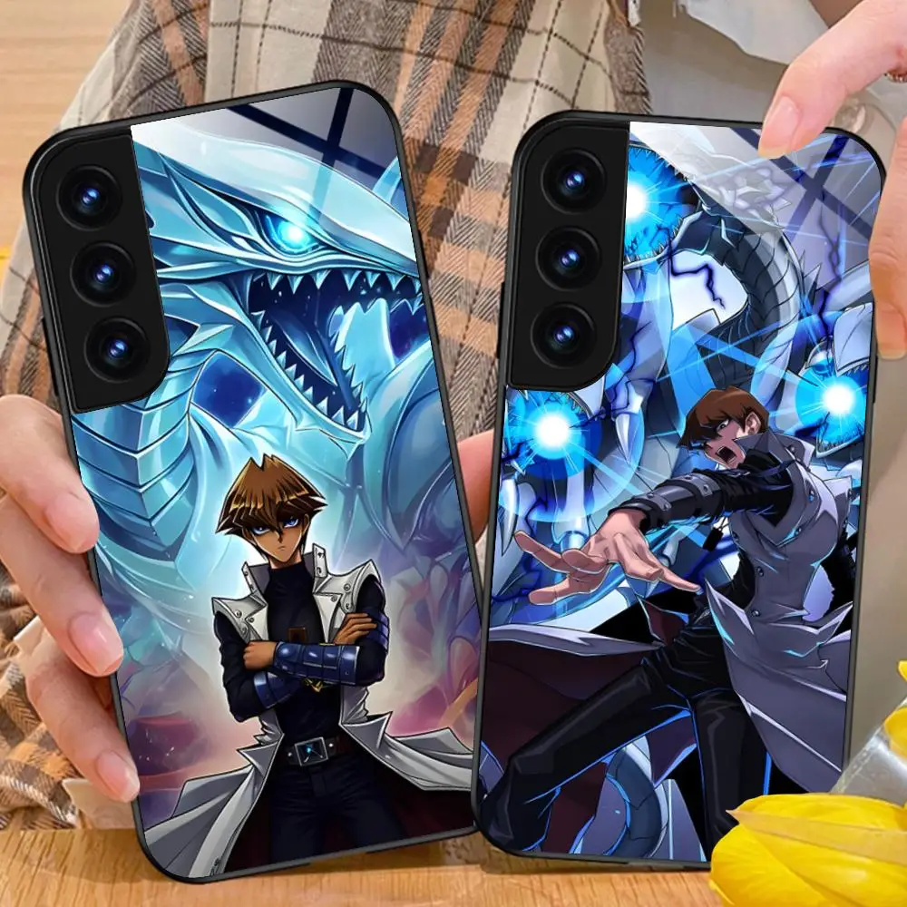 Yugioh Seto Kaiba Mobile Phone Case for Samsung Galaxy S26 S25 S24 S23 S22 S21 S20 Note20 Plus FE Ultra Glass Colorful Cover
